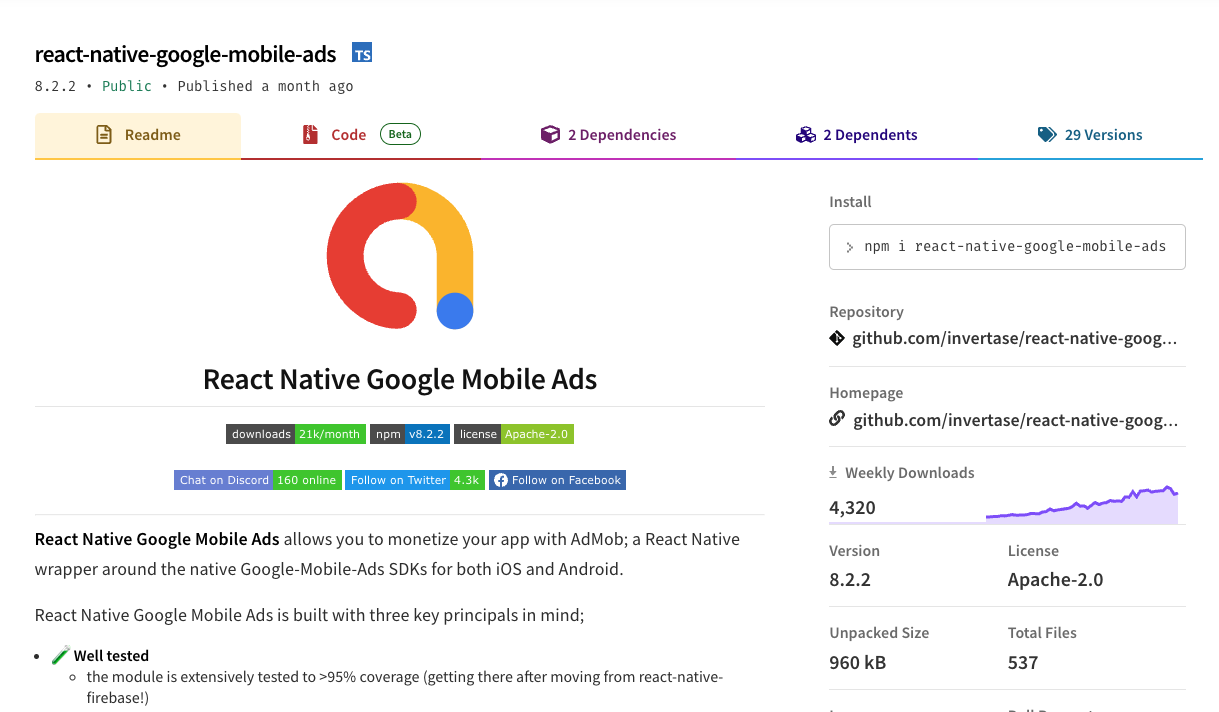 react-native-google-mobile-ads